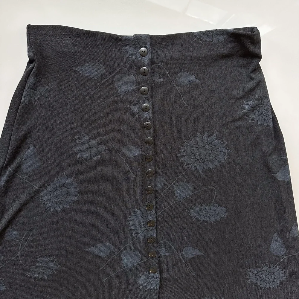Es • se / Vintage 90's‎ Sunflower Midi Skirt -